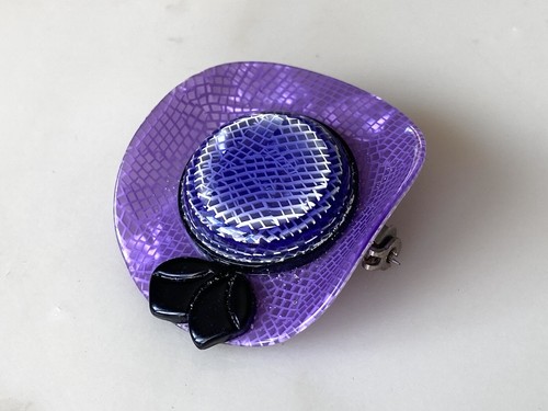 Broche lea stein chapeau - broche, en