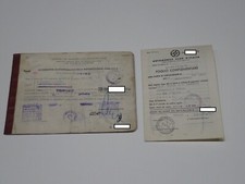 FIAT 124 FAMILIARE  LIBRETTO CIRCOLAZIONE SOLO PER USO COLLEZIONE  LANCIA (9)