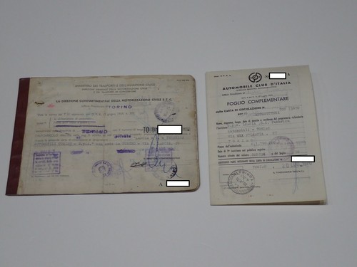 Fiat 124 familiare libretto - 124,