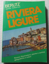 Libro Riviera Ligure Berlitz Guida Turistica Vintage __WW
