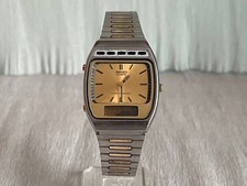 30mm Seiko Digital-Analog Gold