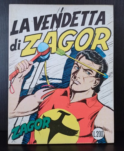 Zagor scritta rossa lire - 8,