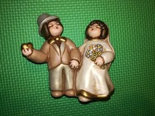 Thun sposi con cuore e fiori sposini matrimonio media misura 