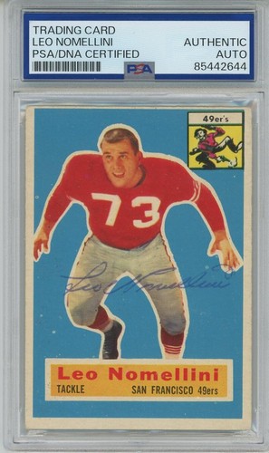 1956 topps leo nomellini - topps,