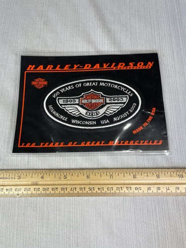 Harley davidson patch 100 - patch, anni