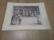 Antica Farmacia Foto Antica Su Cartoncino Farmacisti Ecclesiastici 