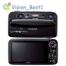 Fujifilm FinePix Real 3D W3 fotocamera digitale 10 MP 3X zoom ottico messa a fuoco automatica nero