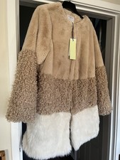 Cappotto panna pelliccia