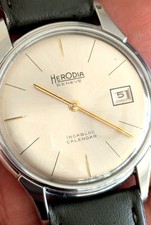 OROLOGIO HERODIA GENEVE SWISS SLIM DATE VINTAGE 1965