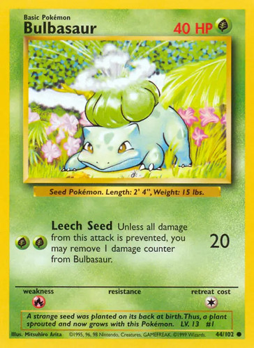 Bulbasaur 102 pokemon - -,