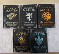 Trono Di Spade Deluxe 1-5 serie completa Pelle di Drago Mondadori