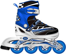 Pattini in Linea Bambino - Rulli Luminosi - Taglia Regolabile - Gamma Di Tre Col