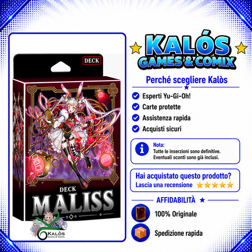 Yugioh mazzo deck maliss - yugioh!,