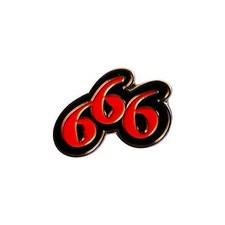 666 Spilla Smaltata