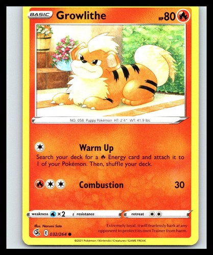 Growlithe common 032 264 - |, 032/264