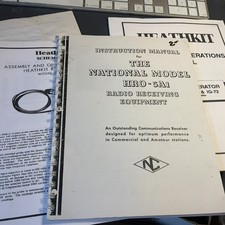 Ricevitore radio modello NAZIONALE HRO-5A1 manuale++ extra non ho bisogno spedizione CA Repr