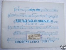 Giuliano MANZI solfeggi