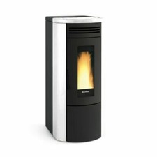 STUFA PELLET KW 18,7 COSTANZA IDRO BIANCA POTENZA TERMICA 17KW COD.505408