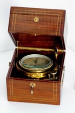 Gorgeous marine chronometer Glashutter/Kirov working