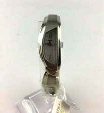 Elegante Orologio Orient Quarzo Japan Vintage Titanium Donna Forma Asimmetrica