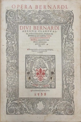 Opera bernardi bernard de - ,