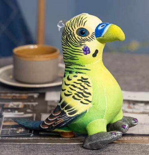 Peluche pappagallo verde