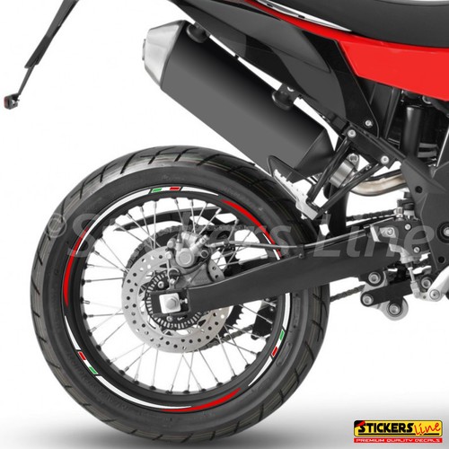 Adesivi ruote moto strisce