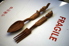 Posate per servire insalata