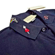 Polo in piquet di cotone Gucci