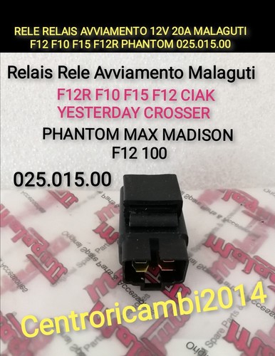 Rele relais avviamento 12v - avviamento,