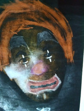 QUADRO DIPINTO SU VELLUTO-MIS