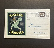 Cartolina Pubblicitaria Mandarinetto Isolabella Dudovich