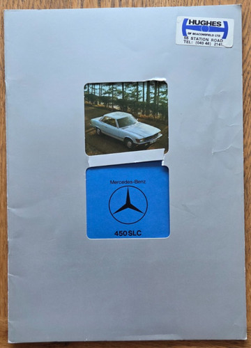 Brochure auto mercedes benz - brochure,