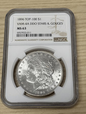 1896 $1 Morgan Dollar VAM 4A