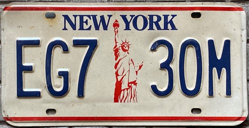 Targa americana originale - targa,