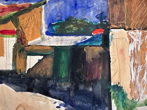 Antico disegno studio a - studio, di