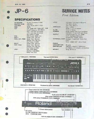 Riproduzione roland jupiter - riproduzione,