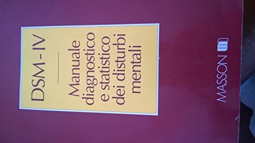 Dsm manuale diagnostico - diagnostico, e
