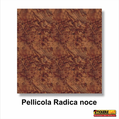 Pellicola adesiva radica - adesiva, noce
