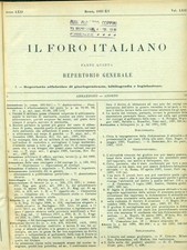 IL FORO ITALIANO REPERTORIO