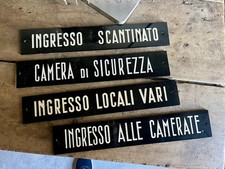 Vecchie insegna targa - vecchie,