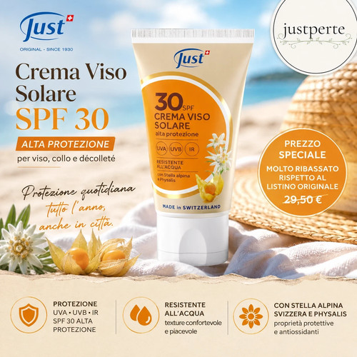 Crema solare viso just - viso,