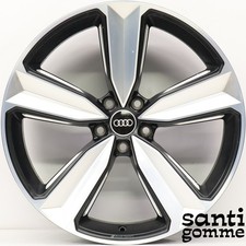 4 CERCHI IN LEGA AUDI RS4 9 X 20 " ORIGINALI 8W0601025CS NERO OPACO DIAMANTATO