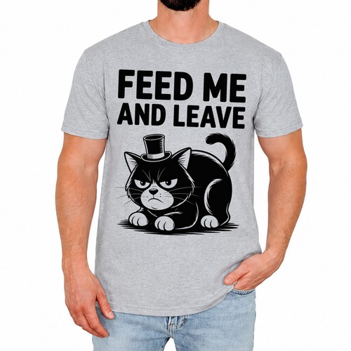 Maglietta uomo gatto - uomo,