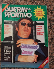 Guerin Sportivo rivista-n.12 1976-Brera-Rivera-Poster story Antognoni-Milan