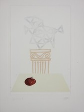 SCUOLA ITALIANA DEL XX SECOLO Opera Grafica Incisione Calcografica FIRMATA  1974