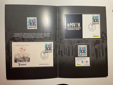 2018 Folder Juventus Campione 2017/18 Trifoglio Intero su Tessera Filatelica