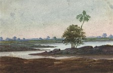 Paesaggio fluviale - Dipinto