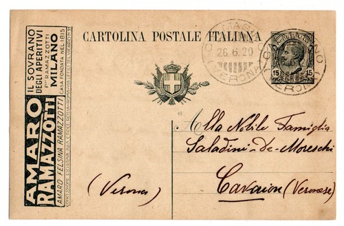 Regno 1920 intero postale - ,,
