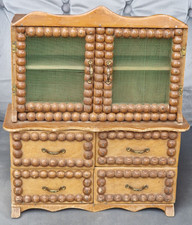 grande vecchia credenza stile liberty per antica casa delle bambole 27x23x10cm mobile cucina